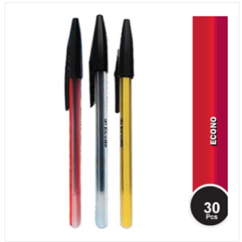 Econo DX Pen Black 30pcs And Econo Pen Black 30pcs Combo Offer