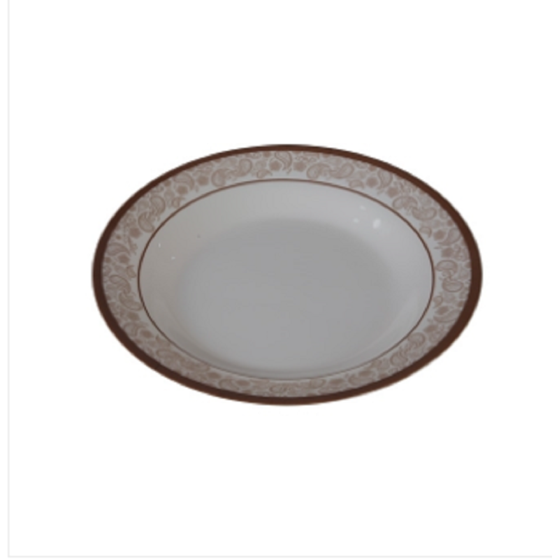 8" Meat Plate Golden Leaf Brand: Italiano