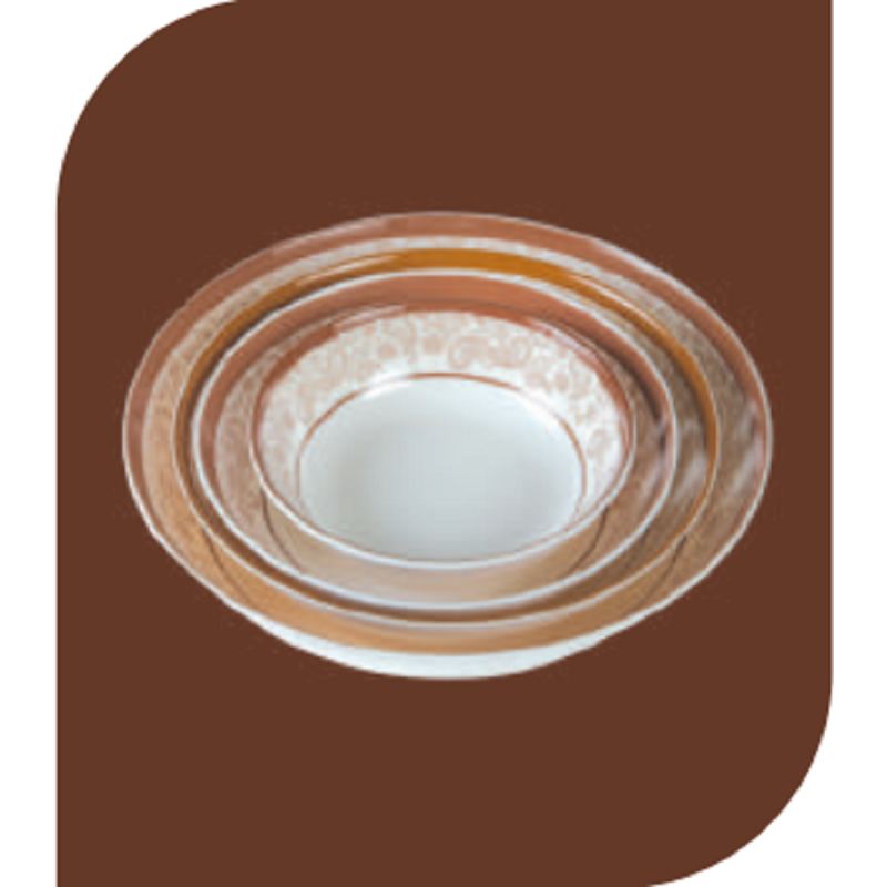 4 Pcs Bowl Set Golden Leaf Brand: Italiano