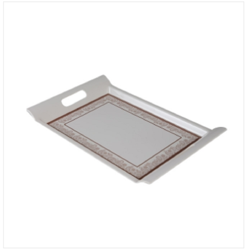 12.6" Rtg Handle Tray Golden Leaf Brand: Italiano