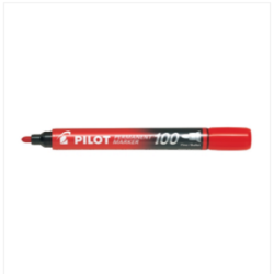 PILOT SCA-100 Permanent Marker Red