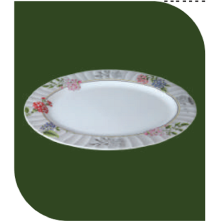 16" Decorator Dish Tulip Brand: Italiano