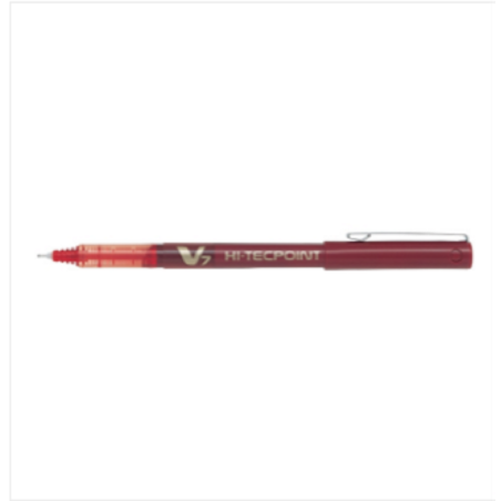 PILOT Hi-Tecpoint V7 Liquid Ink Roller Ball Pen Red