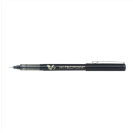 PILOT Hi-Tecpoint V7 Liquid Ink Roller Ball Pen Black