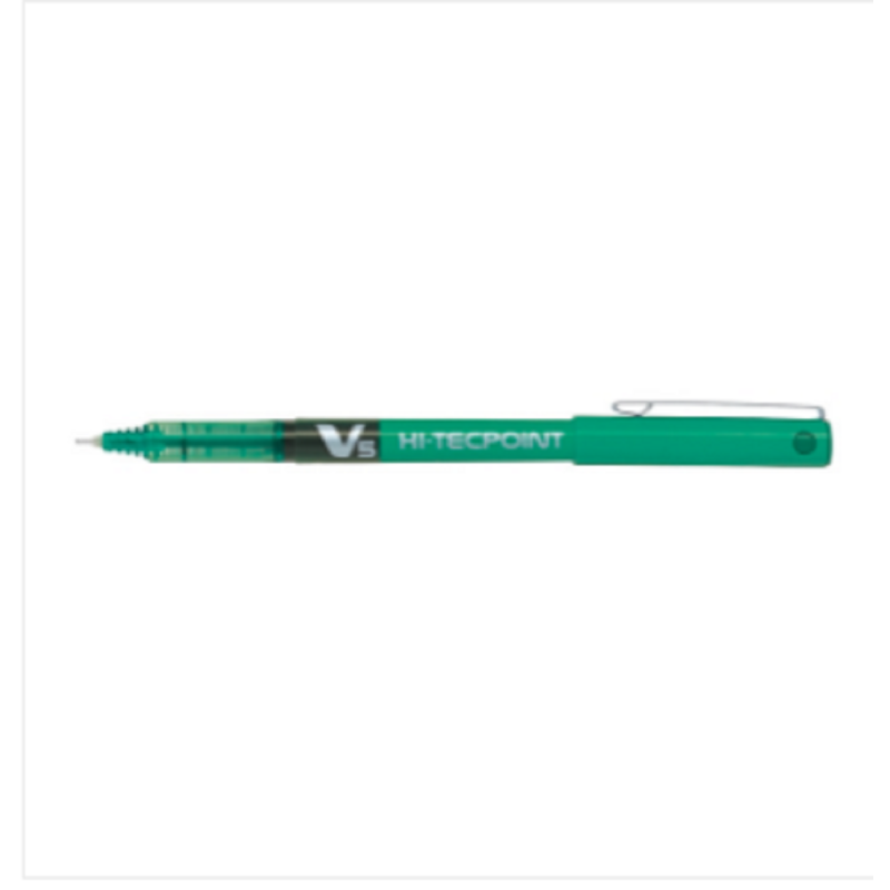 PILOT Hi-Tecpoint V5 Liquid Ink Roller Ball Pen Green