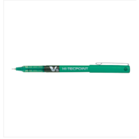 PILOT Hi-Tecpoint V5 Liquid Ink Roller Ball Pen Green