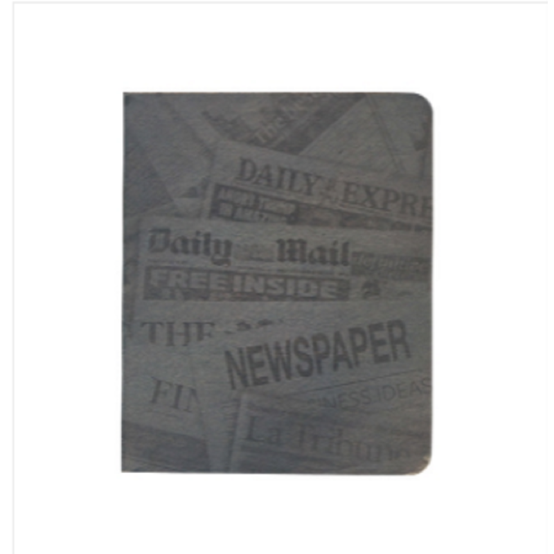 News Cover Silver Workbook Notebook