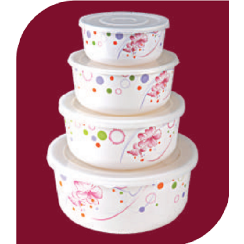 Camellia 4 Pcs Curry Bowl Set Brand: Italiano