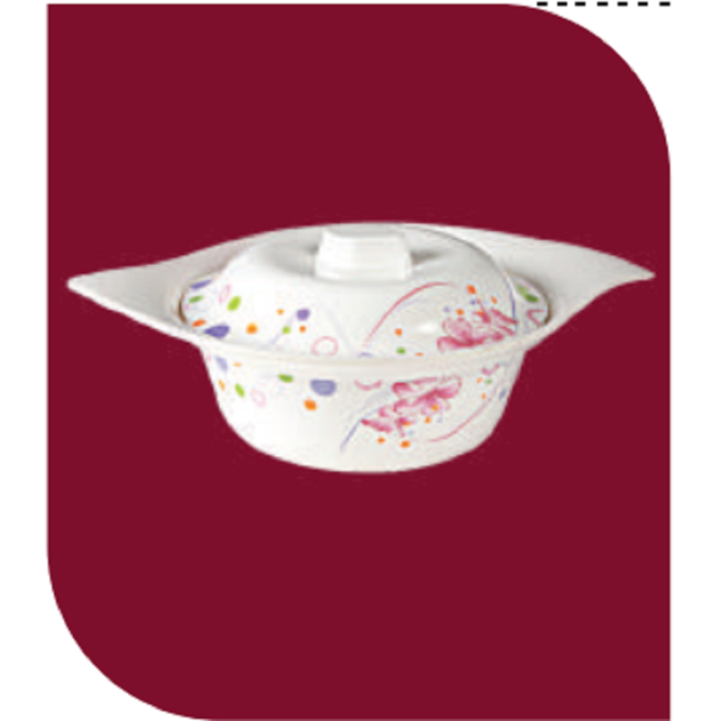 Camellia Flower Soup Bowl with LID Brand: Italiano