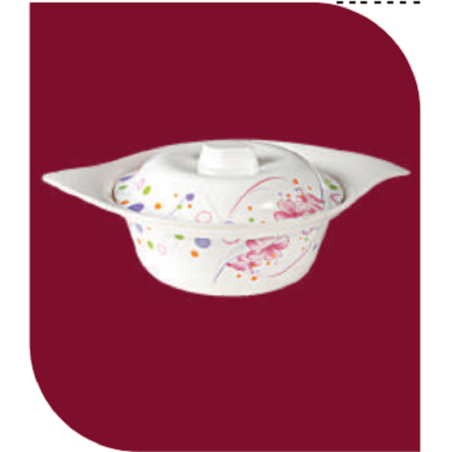 Camellia Flower Soup Bowl with LID Brand: Italiano