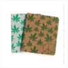Cannabis Series Green Leaf & Brown Leaf Notebook 2-Pack