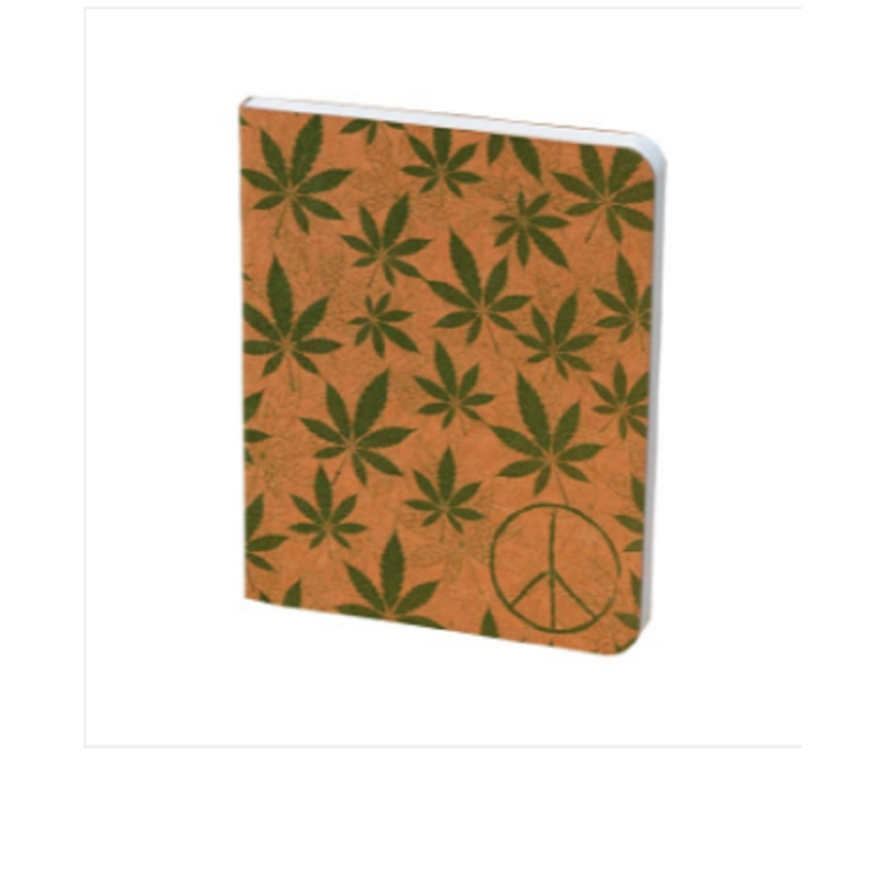 Cannabis Series Brown Cover Notebook
