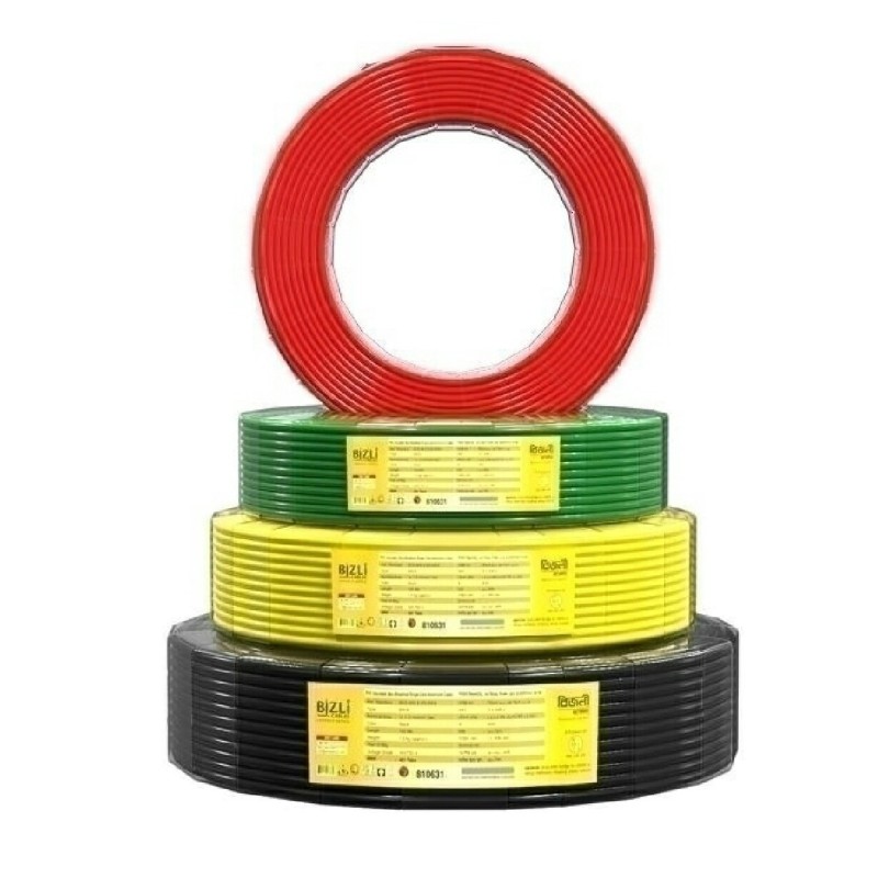 Bizli Flexible Cable (1 X 0.65 Rm) Yellow