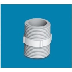 UPVC Thread Nipple 2" White AAAH Code 0468