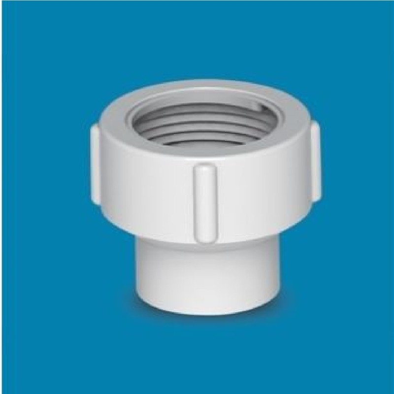 UPVC Thread Reduce Socket 1" X 1/2" White AAAH Code 0459