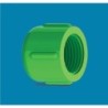 UPVC Thread End Cap 1.25" Green AAAH Code 0447