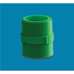 UPVC Thead Nipple 3/4" Green AAAH Code 0418