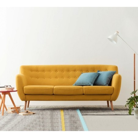 Modern Design Fabric Sofa with Wooden Leg for Living Room furniture