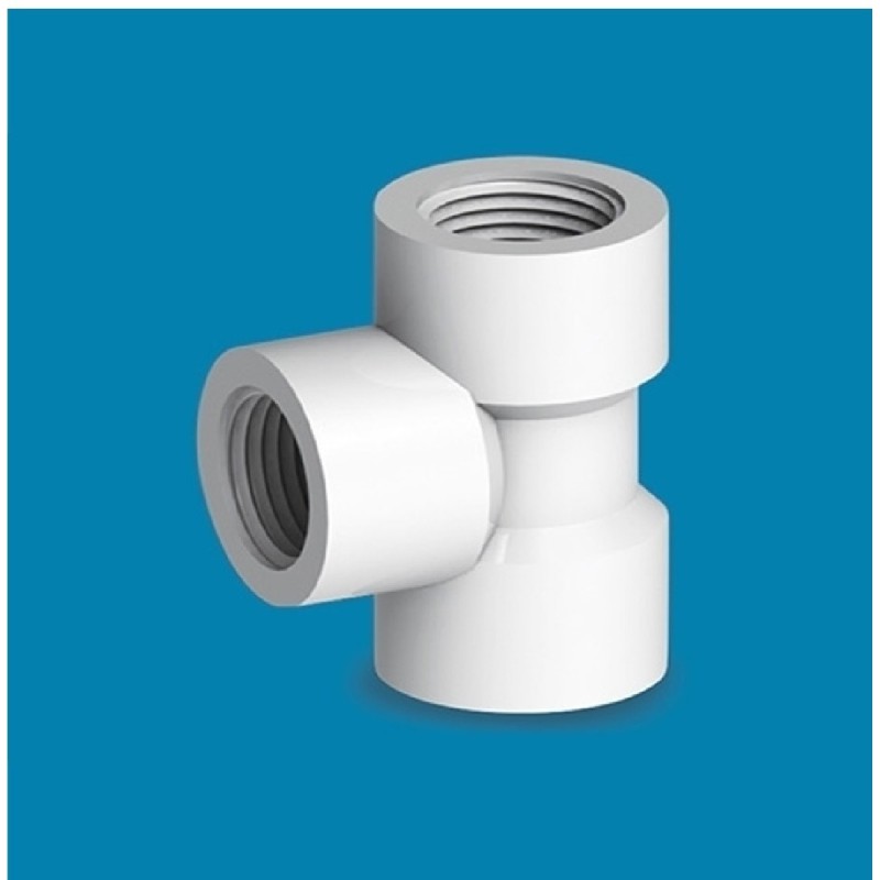 UPVC Thread Tee 1/2" AAAH Code 0388