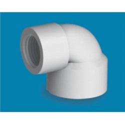 UPVC Thread R. Elbow 1.5'' X 1.25'' White AAAH Code 0366