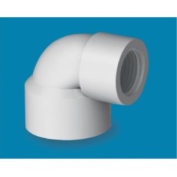 UPVC Thread Elbow 1.5" White AAAH Code 0345