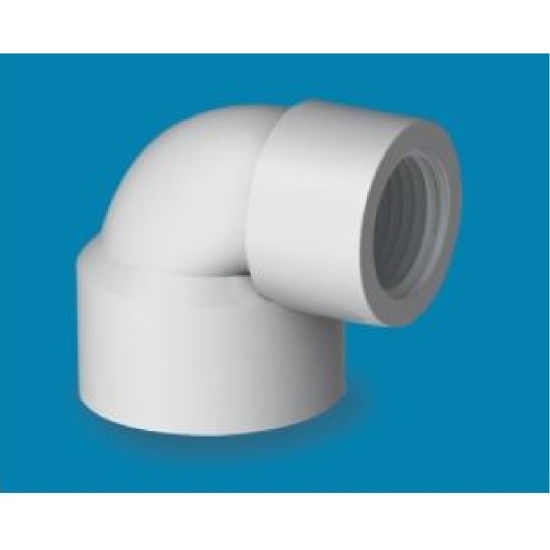 UPVC Thread Elbow 1.25" White AAAH Code 0343