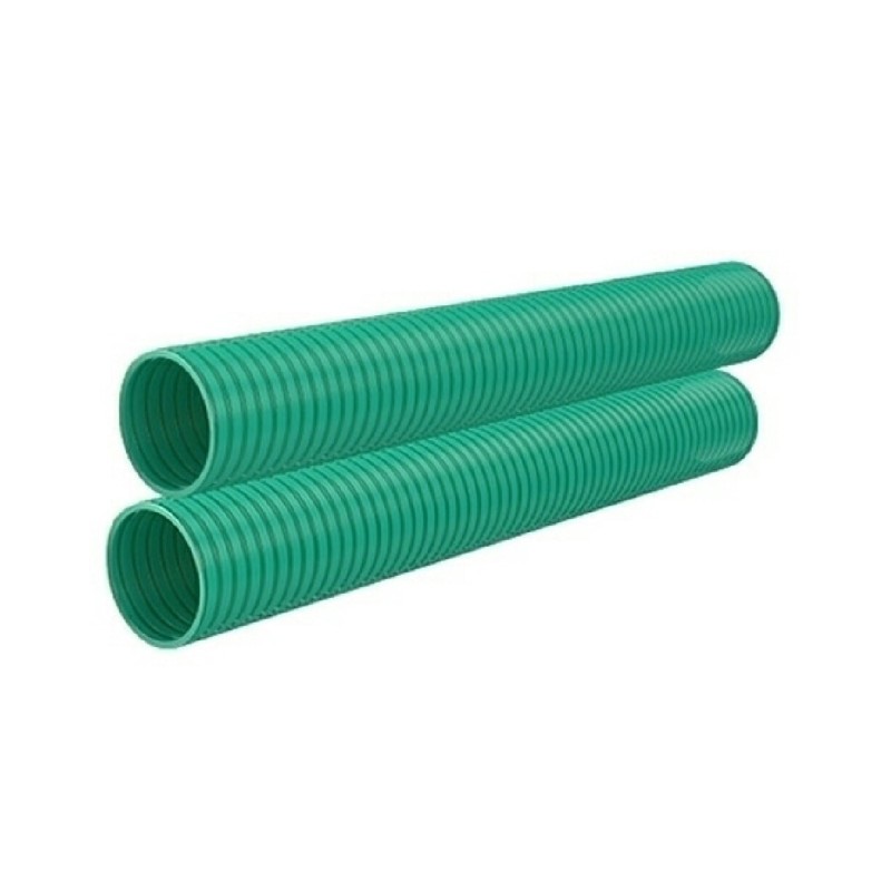 PVC Suction Hose Pipe 6" 100 Feet Green AAAH Code 0204