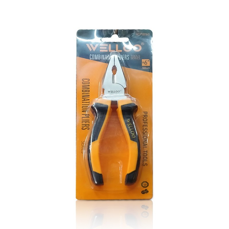 WELLOO Combination Pliers or Plus (6 Inch)-	Code: 13036