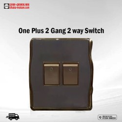 One Plus MK 2 Gang 2 way Switch Code: 13461-2