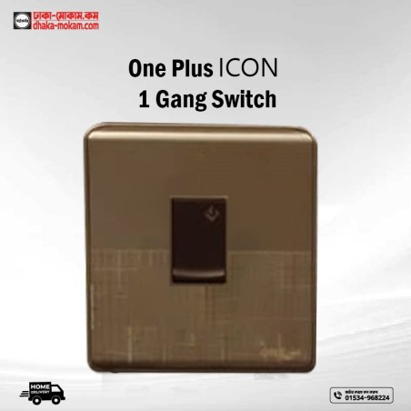 One Plus ICON 1 Gang Switch Code: 13471