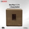 One Plus ICON 1 Gang Switch Code: 13471