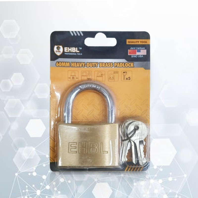 EHBL Heavy Duty Brass Lock 60mm - Code:12992