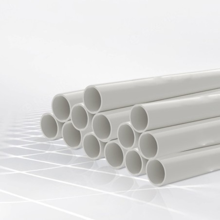 3" uPVC White Pipe (2.6mm)- Code: 12488