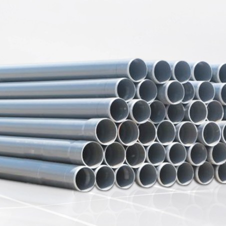 12" uPVC Gray Pipe (6mm)- Code: 12486