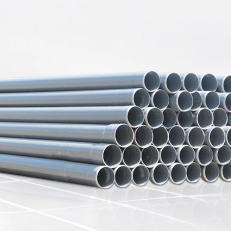 8" uPVC Gray Pipe (3mm)- Code: 12481