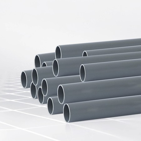 5" uPVC Gray Pipe (2.6mm)- Code: 12474