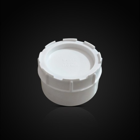 4"/110 mm Molla Thread Plug (White)- Code: 11209