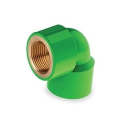 UPVC Thread Brass Elbow  3/4" Green  AAAG CODE 13550