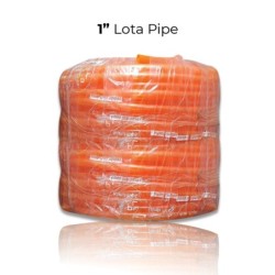 1" Rubber Garden Hose Pipe 1.5mm  300 feet coil (Orange)