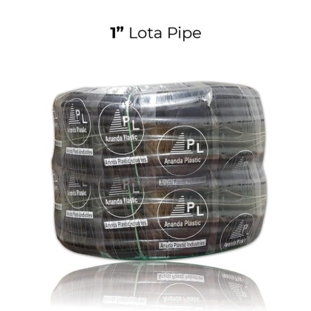 1" Rubber Garden Hose Pipe 1.5mm 300 feet coil  (Black)