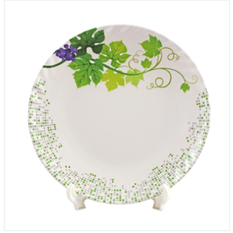 Italiano 10" Crazy Plate-Snowdrop Brand: Italiano