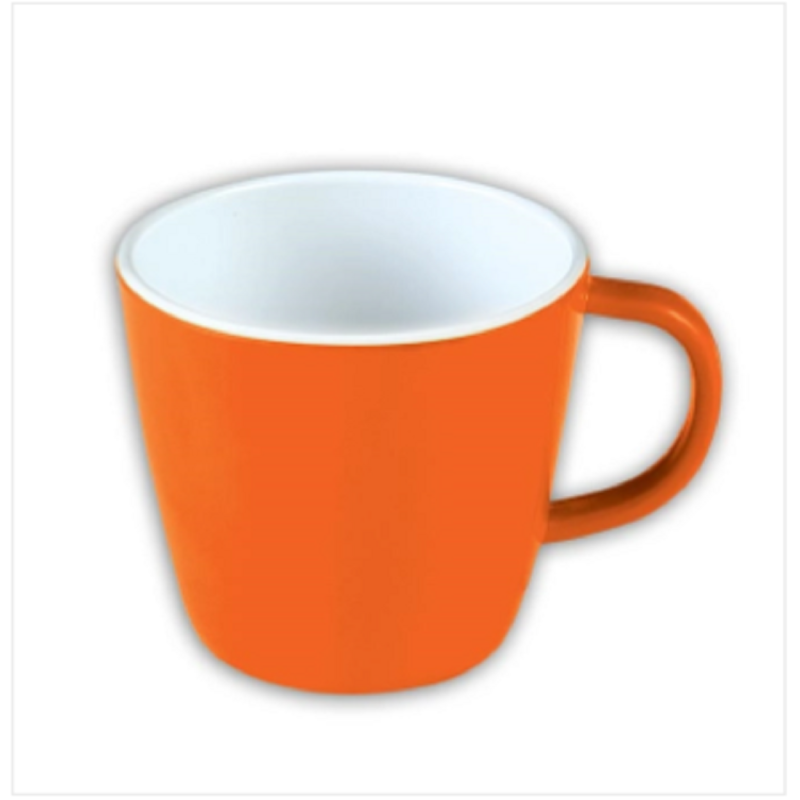 Italiano 3" Double Color Cup-Orange White Brand: Italiano