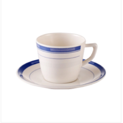 Italiano Small Tea Cup With Saucer-Sky Line Brand: Italiano