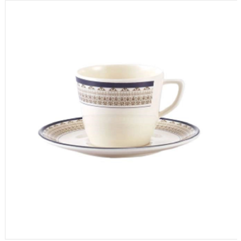 Italiano Small Tea Cup With Saucer-Violet Brand: Italiano