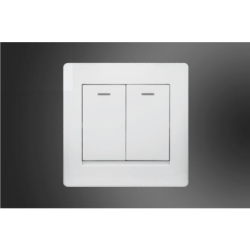 2 Gang 2 Way Switch-White (MGS2004/W)