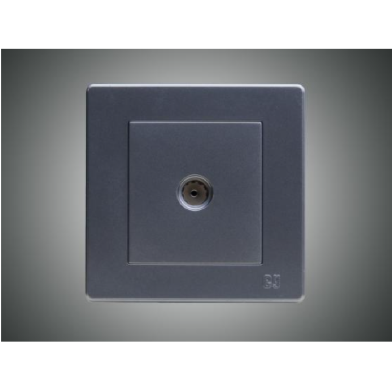 TV Socket-Dark Silver (MGS2021/G)