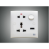 8 pin Combination Socket (E413CS8)