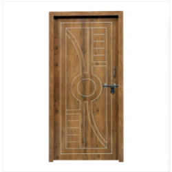 Cosmic Door CNC Circle Left Has Bolt 7'X3.25'