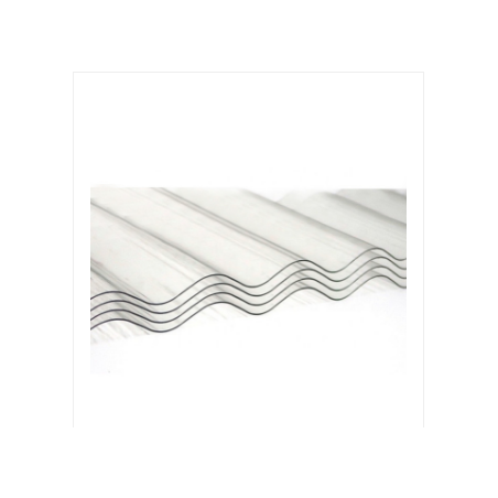 Support PC Corrugated Sheet 10'X32"X1mm Clear