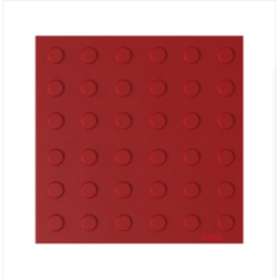 Pavement Tiles 36 Button-Red